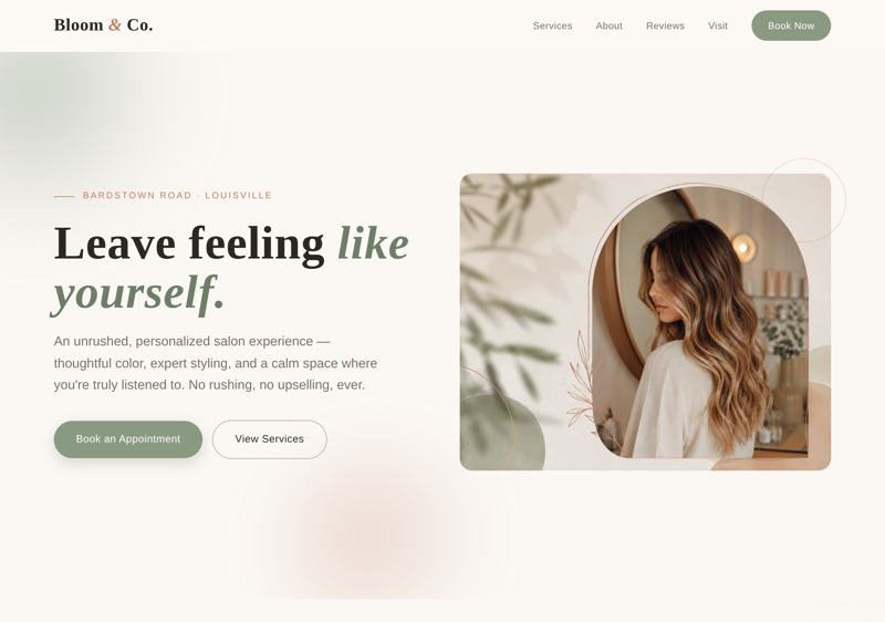 Example of a professional local-business website built by Feedo Agent